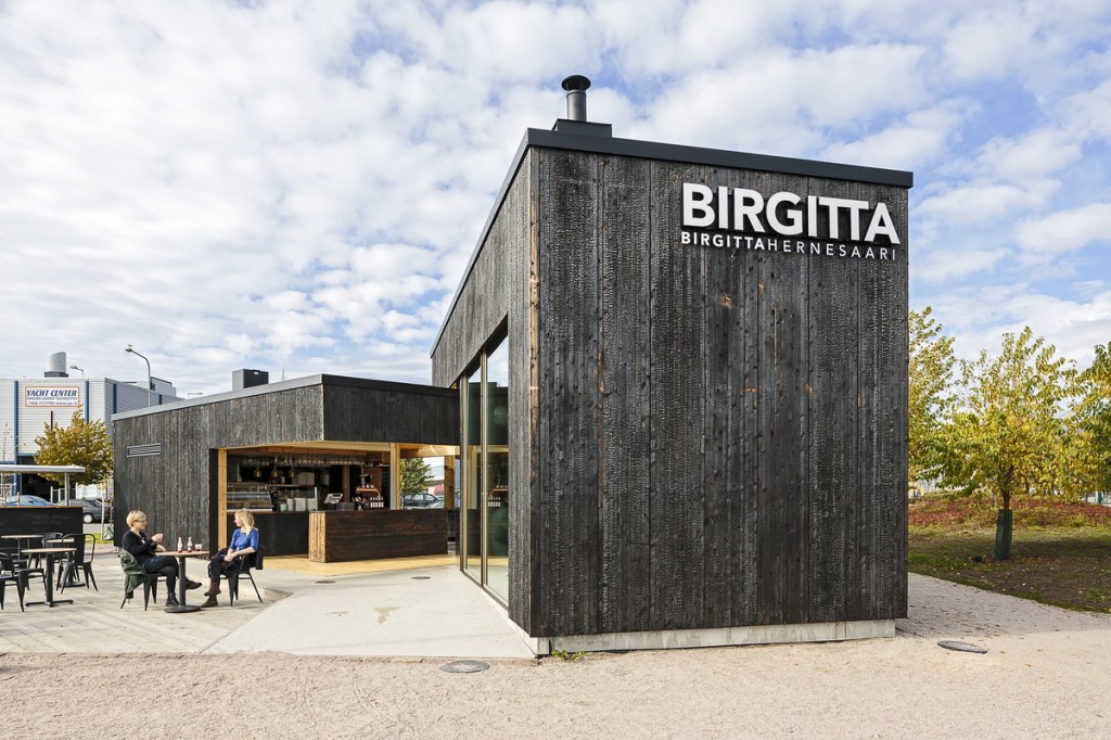 Cafe Birgitta in Helsinki, Finland designed by Talli architects.